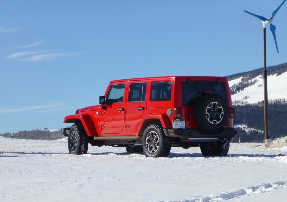 My new “firecracker red” baby, the off-road champ, a Jeep Wrangler&nbsp;Rubicon….